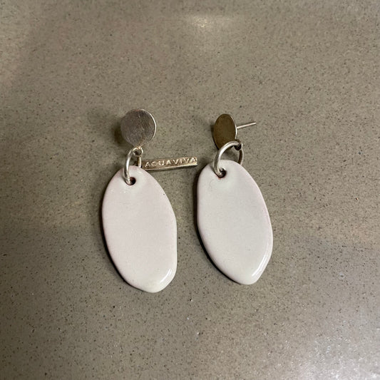 AGUAVIVA aretes plata