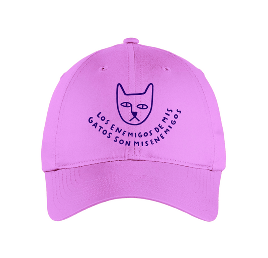 SOFIAWEIDNER gorra "los enemigos de mis gatos son mis enemigos"