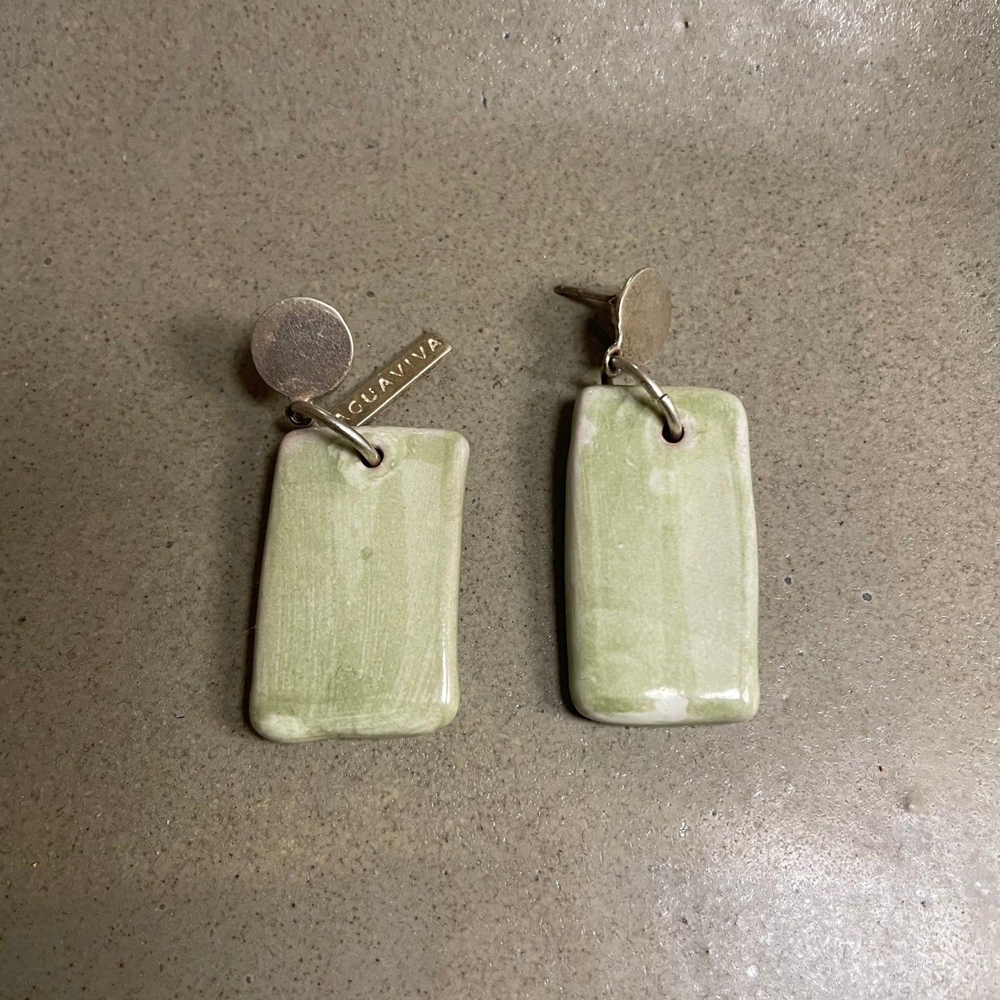 AGUAVIVA aretes plata